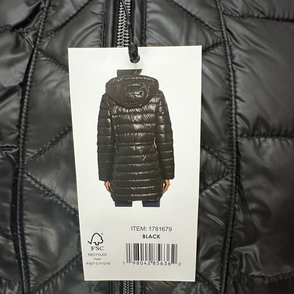 Kenneth Cole M/L Quilted Anorak Puffer Jacket • Black • NWT - Picture 14 of 14